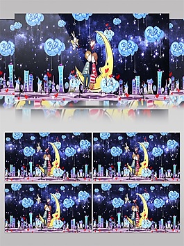 夢幻炫光動態視頻素材