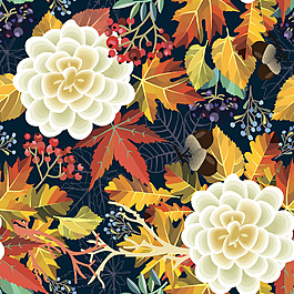 花卉花草野果矢量素材