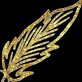 水粉樹葉透明裝飾素材