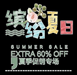 創(chuàng)意夏日促銷透明裝飾素材