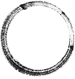 黑色圆环png元素