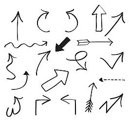 黑色線條符號(hào)png元素