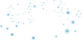 卡通藍(lán)色星星png元素