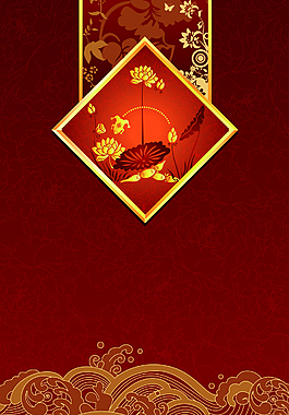矢量中国风古典新年背景