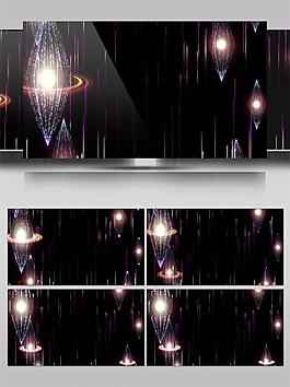宇宙星際光芒視頻素材