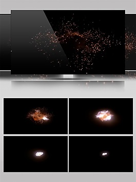 紅光夢(mèng)幻宇宙視頻素材