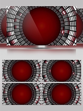 紅光動(dòng)感舞臺(tái)視頻素材