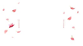 夢(mèng)幻花瓣懸浮創(chuàng)意廣告元素
