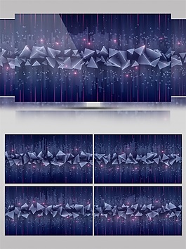 紫色三角光束視頻素材