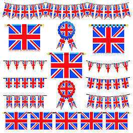 时尚创意英国米字旗边框