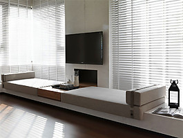 簡約客廳灰色電視背景墻裝修效果圖