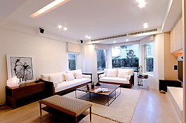簡約客廳木質(zhì)白色電視柜裝修效果圖
