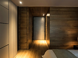 簡約臥室床鋪裝修效果圖