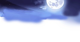 實(shí)拍超級(jí)月亮天空美圖png元素