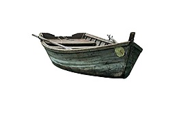古代小船插畫PNG元素