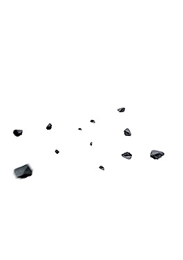 石塊懸浮素材PNG元素