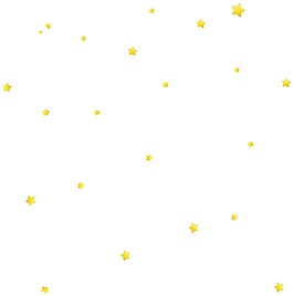 卡通黄色飞舞星星png元素