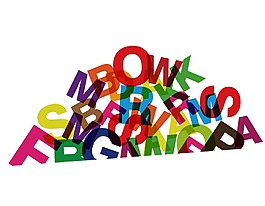 个性创意字母卡通插画png
