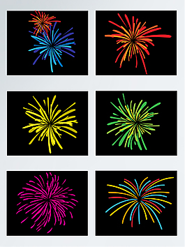 高清免扣節(jié)日煙花PNG素材