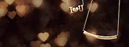 水晶鉆石愛心背景banner