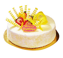 水果味生日蛋糕素材