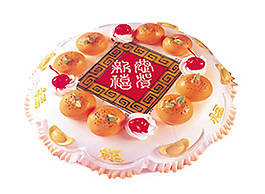 中國風元寶蛋糕素材
