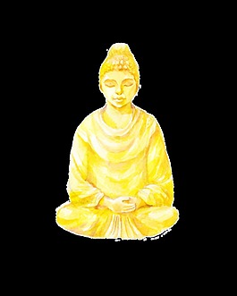 手繪金色雕刻人像png透明素材