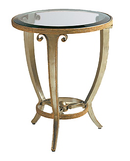 现代圆形铁艺桌子设计