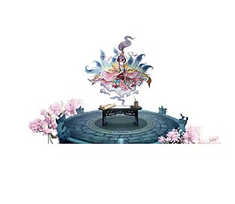 游戲場景仙女飛天png元素
