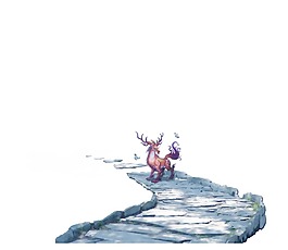 游戲場景神獸插畫png元素