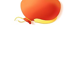 紅色氣球png元素