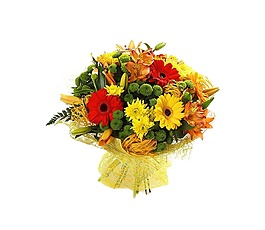 歐式太陽花花束png元素