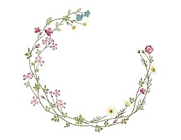 卡通鮮花樹枝png元素