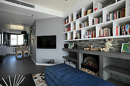 簡約臥室床鋪裝修效果圖