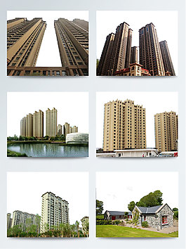 現(xiàn)代簡約彩色建筑