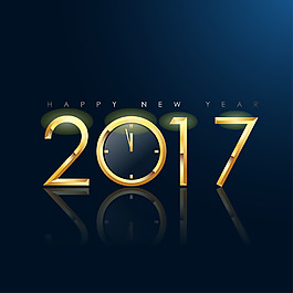 2017新年倒計(jì)時(shí)大氣背景