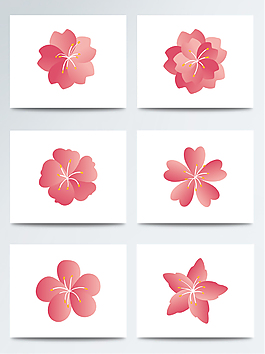 粉色绚丽立春桃花花朵