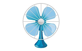 卡通風(fēng)扇漫畫(huà)png元素