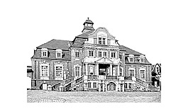 歐式建筑海報元素png
