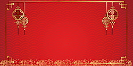 2018狗年新春海報(bào)背景設(shè)計(jì)