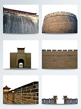 古代中國恢弘壯闊古城墻建筑