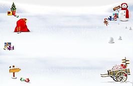 圣誕節(jié)日的白色雪地背景圖片素材