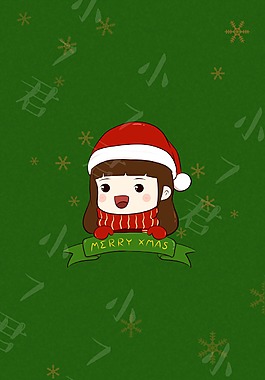 綠色圣誕節(jié)背景圖片素材