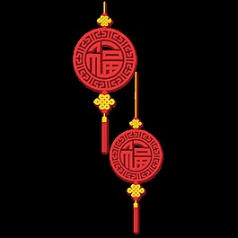 创意中国结透明装饰素材