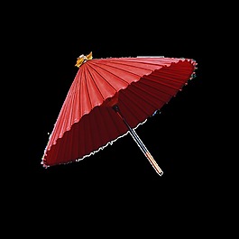 手繪逼真雨傘透明裝飾素材