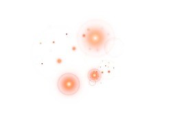 激光光線光暈插畫png元素