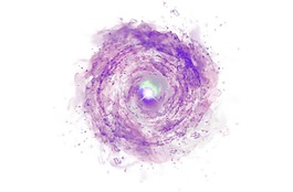 卡通紫色漩渦png元素