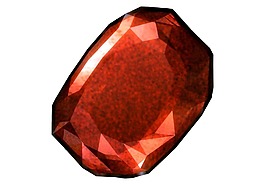 卡通紅色鉆石png元素