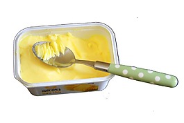 黃色奶油食品png元素