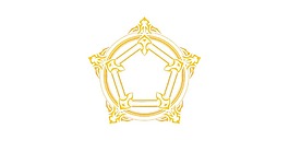 手繪黃色多邊形元素